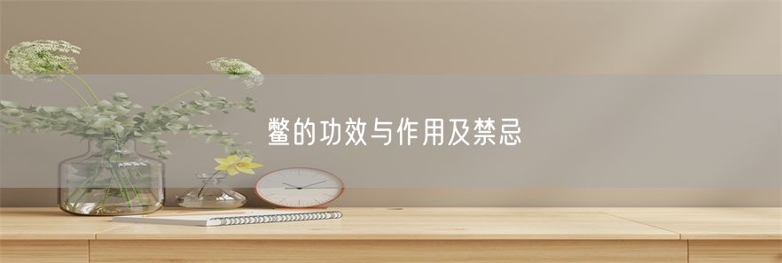 鳖的功效与作用及禁忌