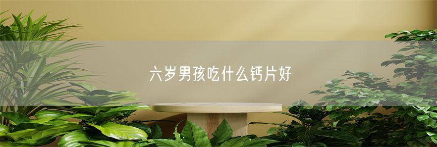 六岁男孩吃什么钙片好(1)