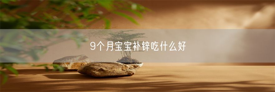 9个月宝宝补锌吃什么好(1)