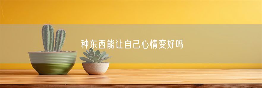 种东西能让自己心情变好吗(1)