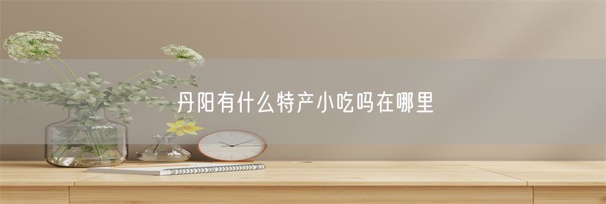 丹阳有什么特产小吃吗在哪里(1)