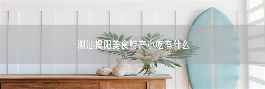潮汕揭阳美食特产小吃有什么(1)