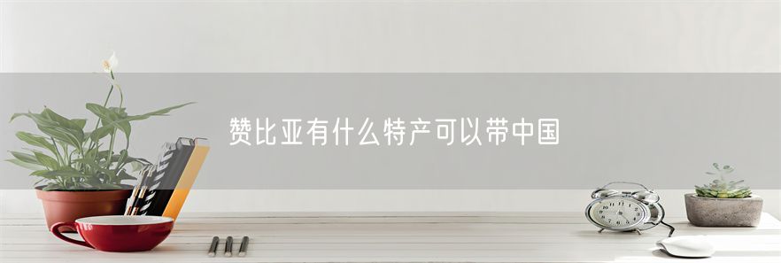 赞比亚有什么特产可以带中国(1)