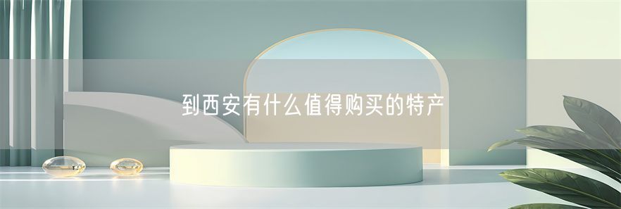 到西安有什么值得购买的特产(1)