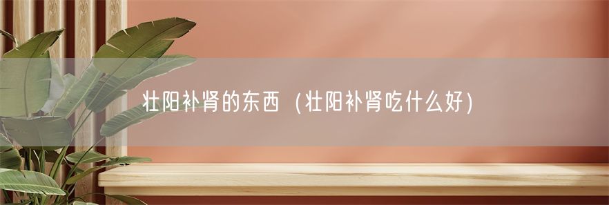 壮阳补肾的东西（壮阳补肾吃什么好）(1)