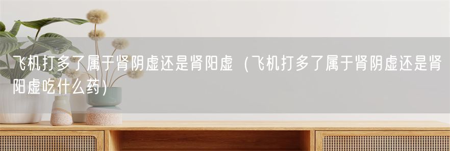 飞机打多了属于肾阴虚还是肾阳虚（飞机打多了属于肾阴虚还是肾阳虚吃什么药）