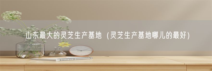 山东最大的灵芝生产基地（灵芝生产基地哪儿的最好）(1)