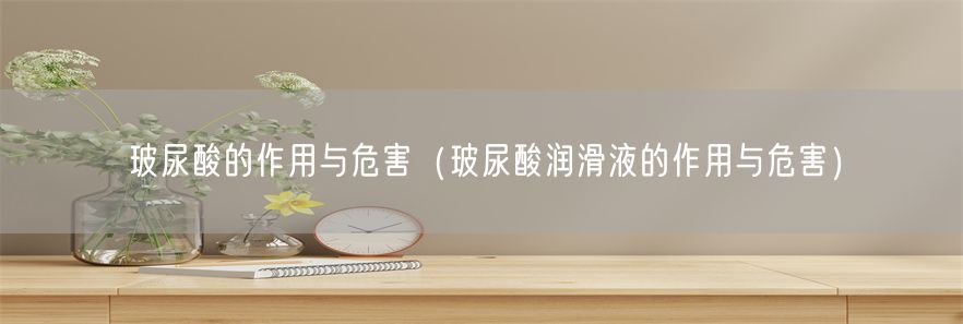 玻尿酸的作用与危害（玻尿酸润滑液的作用与危害）(1)